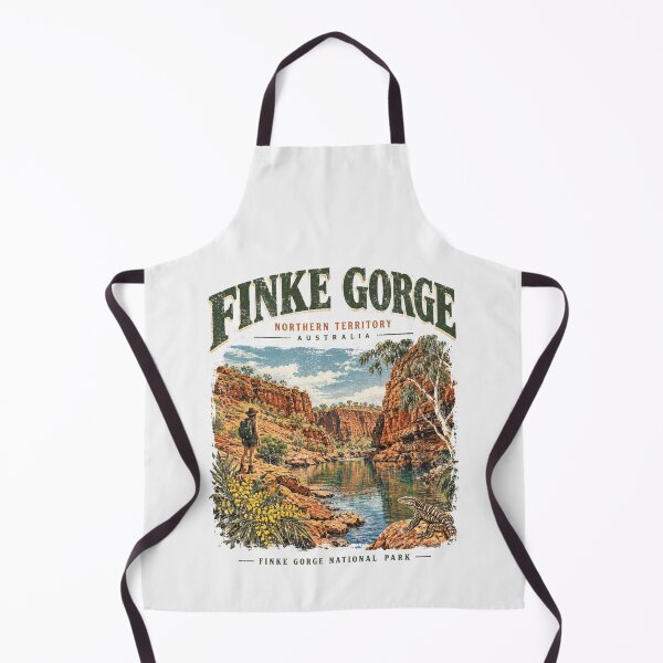 Item preview, Finke Gorge National Park Northern Territory Retro Travel Palm Valley Red Centre Australia designed and sold by Yellowriversss.