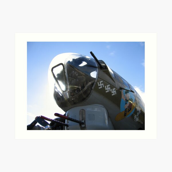 B17 Nose In The Air Art Print
