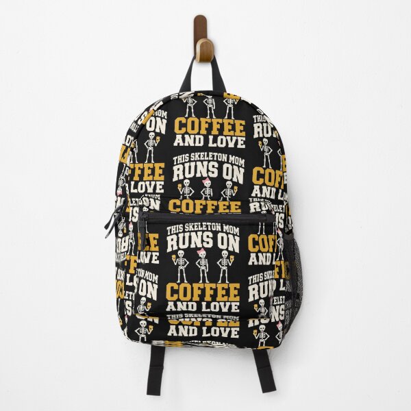 Item preview, This Skeleton Mom Runs On Coffee And Love Funny Halloween Design designed and sold by AnimeSH9.