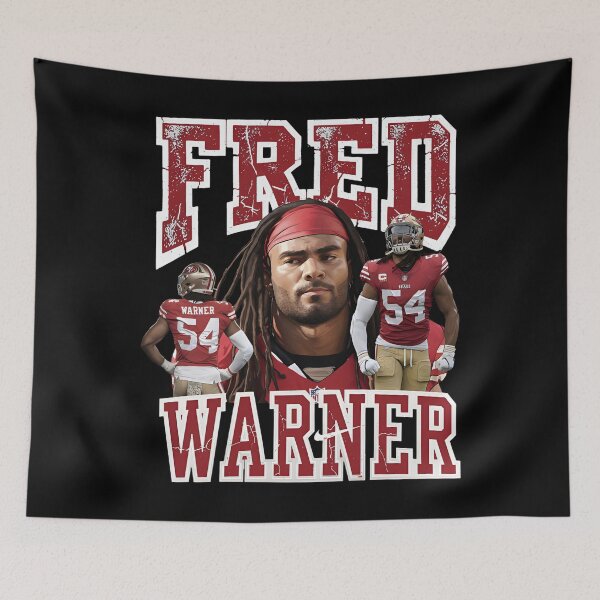 Item preview, Fred Warner Football Vintage designed and sold by Neonmorphy.