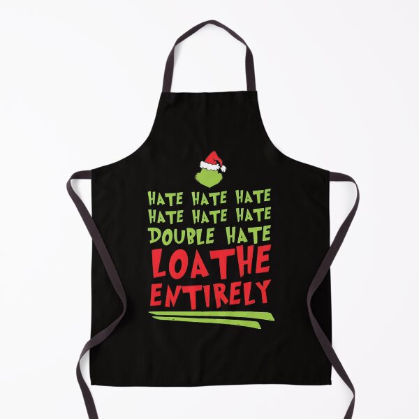 Item preview, Grinch Santa Hat Hate Loathe  designed and sold by GollnickGordon.