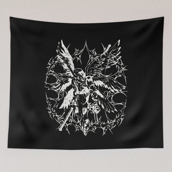 Item preview, Dark Angel Skeleton Sword Edgy Art  designed and sold by Gardunodsf.