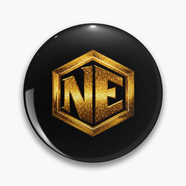 Item preview, Gold Hexagon Emblem Initials  designed and sold by Dinglasafa.