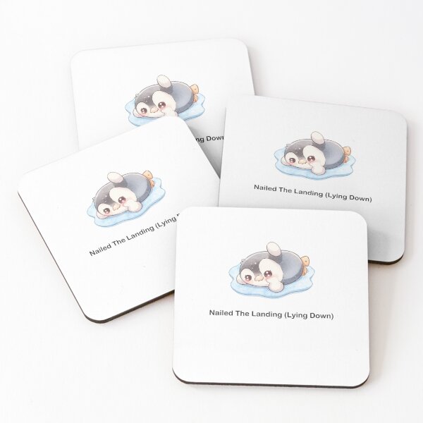 Item preview, Kawaii Penguin — Nailed The Landing designed and sold by deepthinkanime.