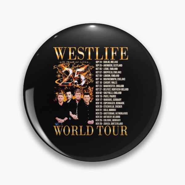 Item preview, Westlife 25th Anniversary Tour 2026 Dates designed and sold by OscarLucas.
