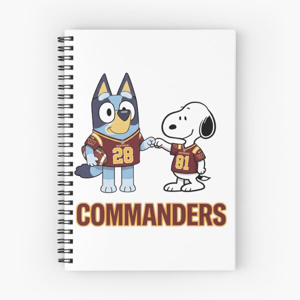 Item preview, Bluey And Snoopy Washington Football Buddies designed and sold by DamianRoy88.