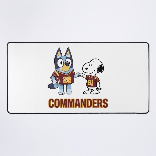 Item preview, Bluey And Snoopy Washington Football Buddies designed and sold by DamianRoy88.