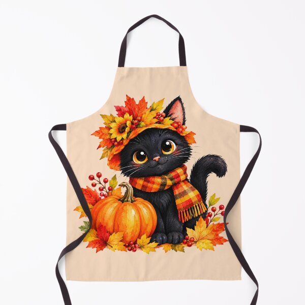 Item preview, Cute Black Cat Pumpkin Fall Autumn designed and sold by trendspatterns.