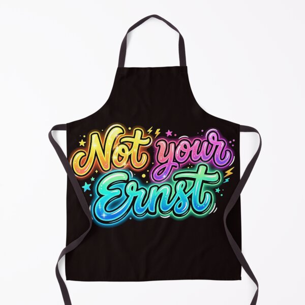 Item preview, Graffiti print "Not Your Ernst" neon style designed and sold by Majorprint.