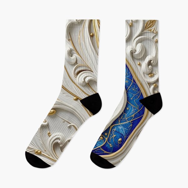 Item preview, Imperial Cobalt and Gold Baroque Medallion designed and sold by Vicky Brago-Mitchell®.