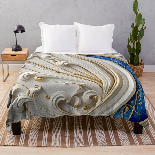 Item preview, Imperial Cobalt and Gold Baroque Medallion designed and sold by Vicky Brago-Mitchell®.