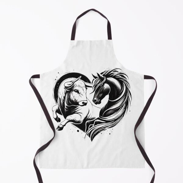 Item preview, bull heart and horse Camargue spirit designed and sold by jeanlouis11430.