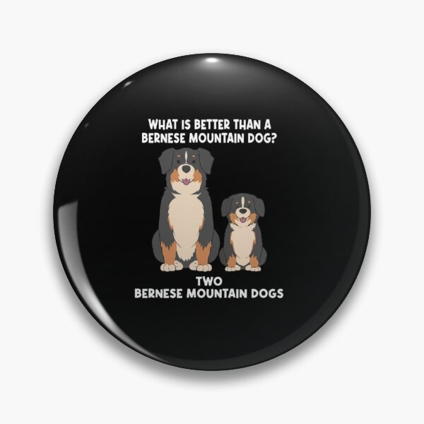 Item preview, Two Bernese Mountain Dogs Funny Dog Breed Lover designed and sold by haitrieuic96.