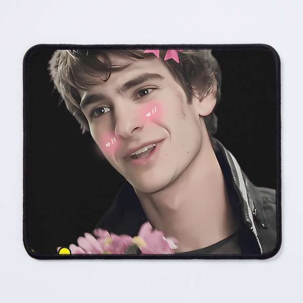 Item preview, Cute Blushing Boy I Love You Aesthetic Sticker designed and sold by MarcelleGilles.