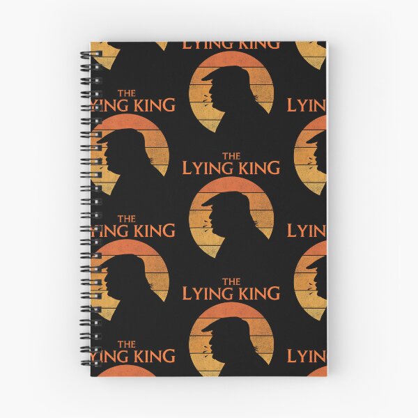 Item preview, The Lying King Political Satire Sarcastic Humor Retro Sunset designed and sold by RamonaTeal.
