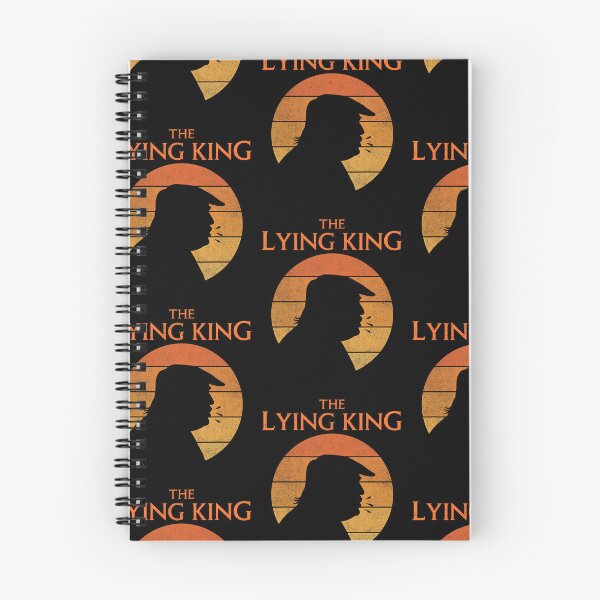 Item preview, The Lying King Political Satire Sarcastic Humor Retro Sunset designed and sold by RamonaTeal.
