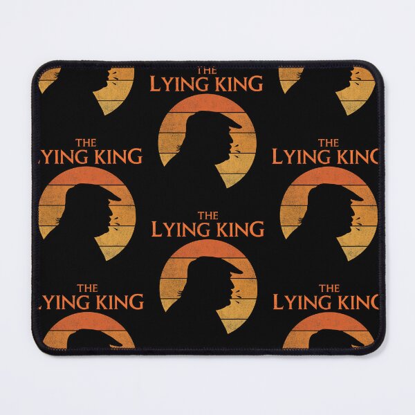 Item preview, The Lying King Political Satire Sarcastic Humor Retro Sunset designed and sold by RamonaTeal.