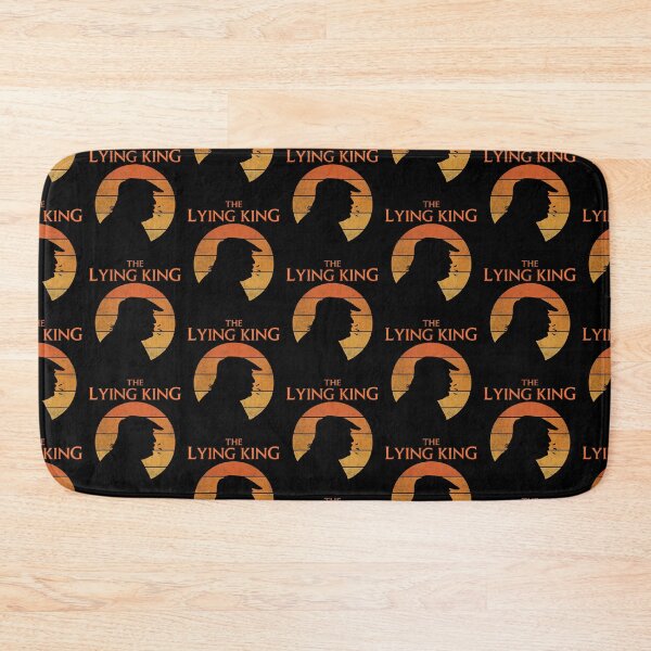 Item preview, The Lying King Political Satire Sarcastic Humor Retro Sunset designed and sold by RamonaTeal.