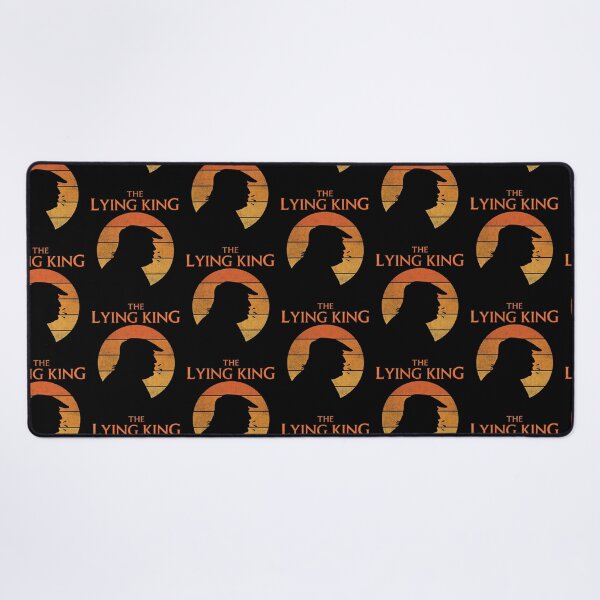 Item preview, The Lying King Political Satire Sarcastic Humor Retro Sunset designed and sold by RamonaTeal.
