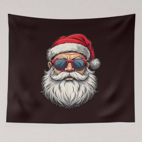 Item preview, Cool Santa Claus Face Retro Sunglasses Christmas designed and sold by JolinChinn.