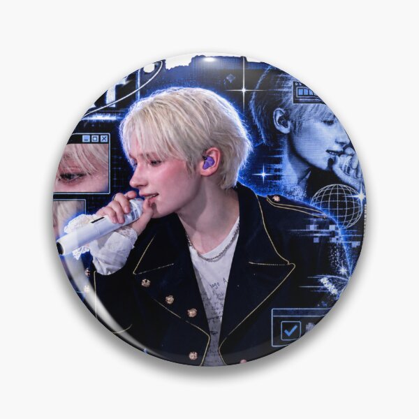Item preview, Glowing Blue UI Layout TXT Hueningkai Vocal Stage designed and sold by Valeree Store.