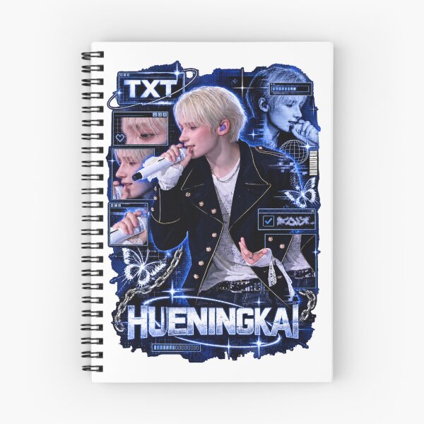 Item preview, Glowing Blue UI Layout TXT Hueningkai Vocal Stage designed and sold by Valeree Store.
