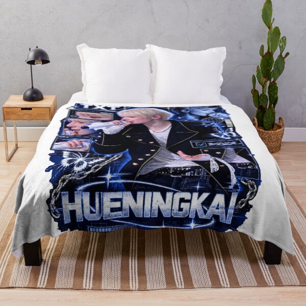 Item preview, Glowing Blue UI Layout TXT Hueningkai Vocal Stage designed and sold by Valeree Store.
