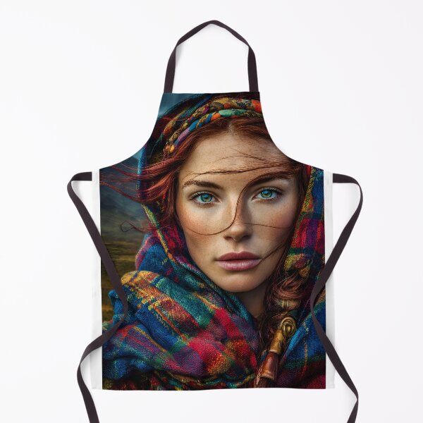 Item preview, Striking Portrait of a Woman in Traditional Attire designed and sold by Artessie.