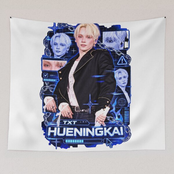 Item preview,  Cyberpunk Glitch Cutouts TXT Hueningkai Iconic Visual designed and sold by Valeree Store.