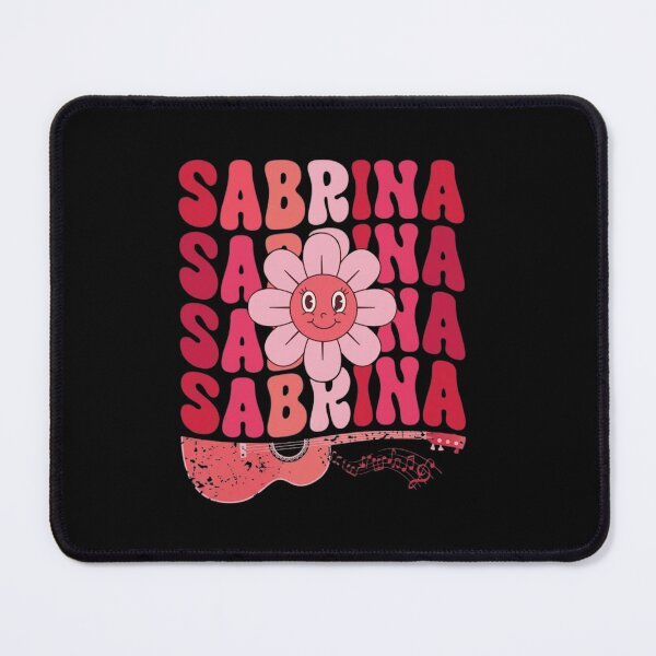 Item preview, Sabrina First Name Groovy Daisy Pink Guitar Retro designed and sold by haitrieuic96.