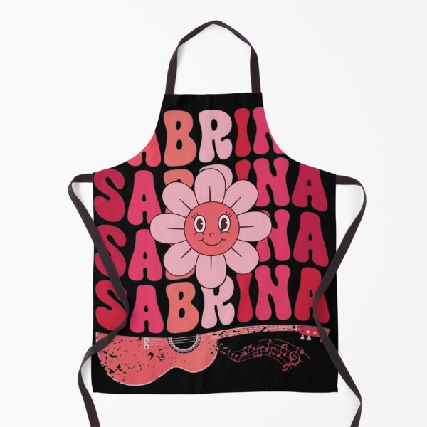 Item preview, Sabrina First Name Groovy Daisy Pink Guitar Retro designed and sold by haitrieuic96.