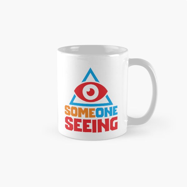 Item preview, SOMEONE SEEING- STICKER, DATA, AI, IT, INFORMATIVE, TYPOGRAPHY, WARN, CARE designed and sold by 440CREATIVES.