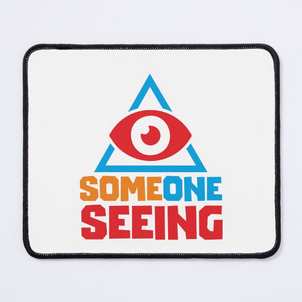 Item preview, SOMEONE SEEING- STICKER, DATA, AI, IT, INFORMATIVE, TYPOGRAPHY, WARN, CARE designed and sold by 440CREATIVES.