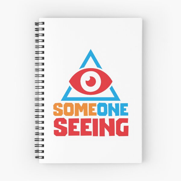 Item preview, SOMEONE SEEING- STICKER, DATA, AI, IT, INFORMATIVE, TYPOGRAPHY, WARN, CARE designed and sold by 440CREATIVES.