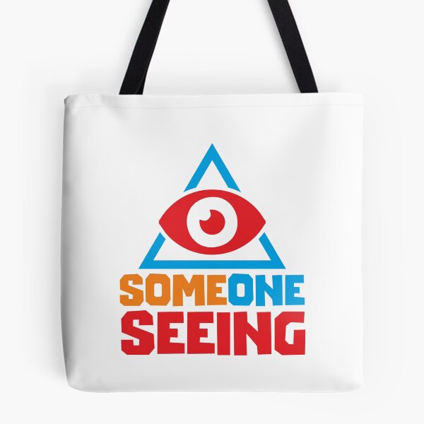 Item preview, SOMEONE SEEING- STICKER, DATA, AI, IT, INFORMATIVE, TYPOGRAPHY, WARN, CARE designed and sold by 440CREATIVES.