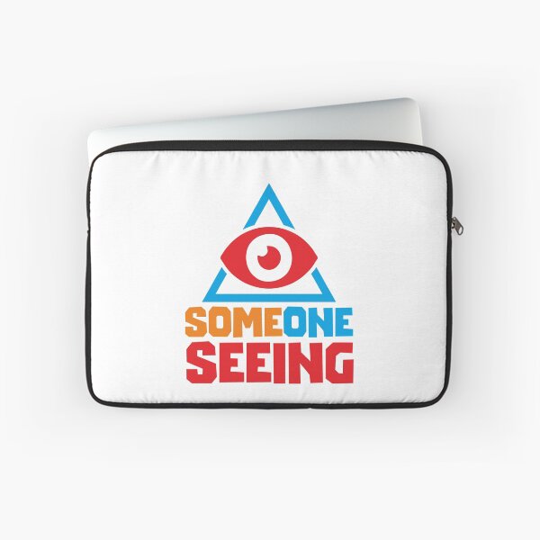 Item preview, SOMEONE SEEING- STICKER, DATA, AI, IT, INFORMATIVE, TYPOGRAPHY, WARN, CARE designed and sold by 440CREATIVES.