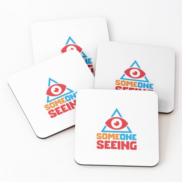 Item preview, SOMEONE SEEING- STICKER, DATA, AI, IT, INFORMATIVE, TYPOGRAPHY, WARN, CARE designed and sold by 440CREATIVES.