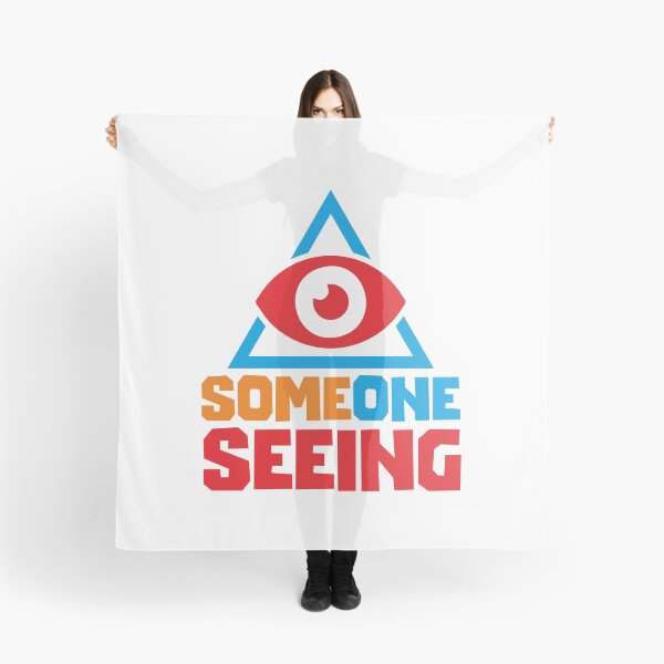 Item preview, SOMEONE SEEING- STICKER, DATA, AI, IT, INFORMATIVE, TYPOGRAPHY, WARN, CARE designed and sold by 440CREATIVES.