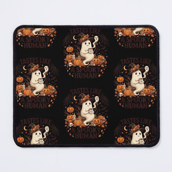 Item preview, Tastes Like A Spooky Human Cute Ghost Halloween Coffee Design designed and sold by RamonaTeal.