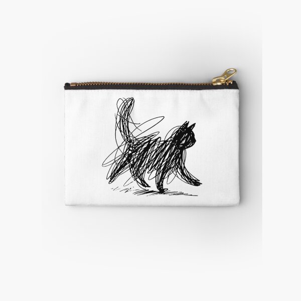 Item preview, Abstract Scribble cat designed and sold by ObukiLantara.
