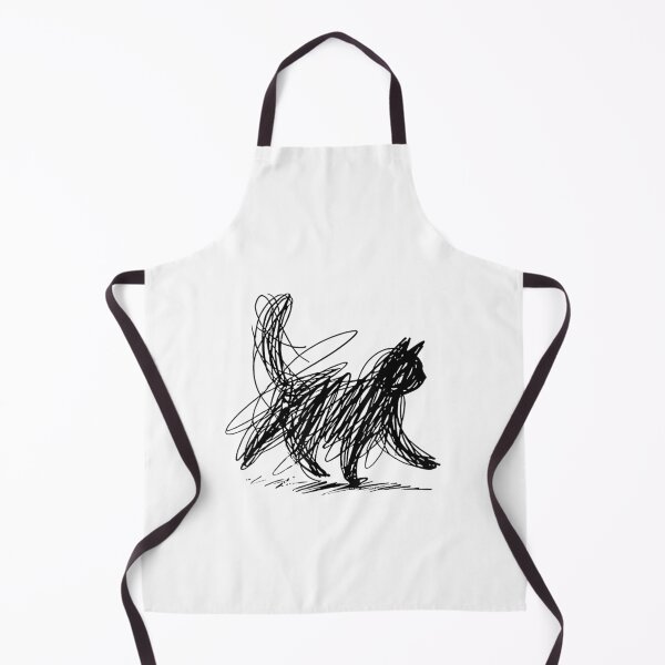 Item preview, Abstract Scribble cat designed and sold by ObukiLantara.