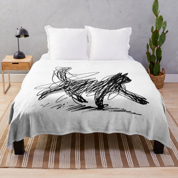 Item preview, Abstract Scribble cat designed and sold by ObukiLantara.