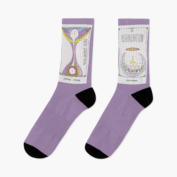 Item preview, Faith and Regeneration - Self Care Socks designed and sold by goodfairy.gift.