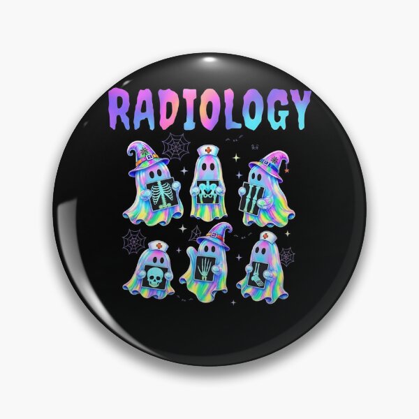 Item preview, Radiology Halloween Ghosts Spooky Rad Tech X-Ray Vbrant designed and sold by MarlaMaloneShop.