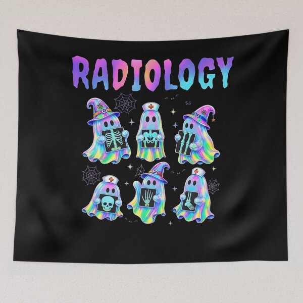 Item preview, Radiology Halloween Ghosts Spooky Rad Tech X-Ray Vbrant designed and sold by MarlaMaloneShop.