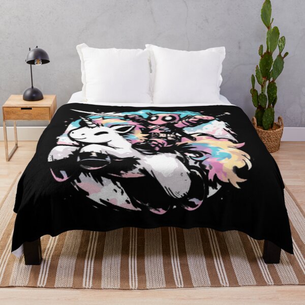 Item preview, Deadpool Riding Unicorn Fan Art Limited Edition designed and sold by MinMaxHold.