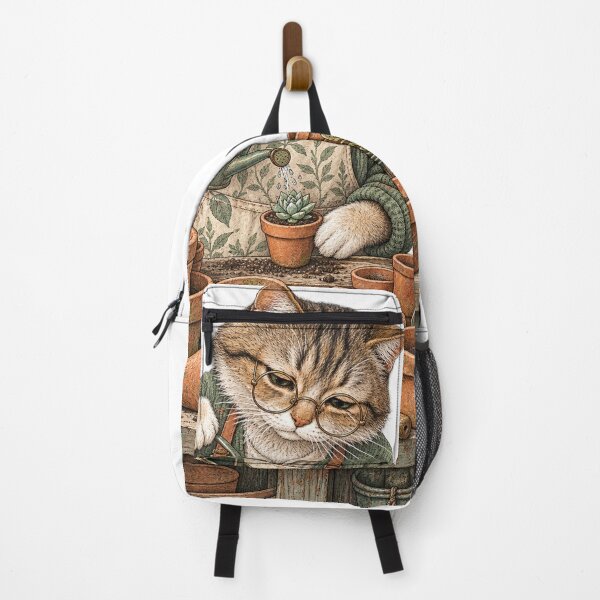 Item preview, Gardening Cat Potting a Succulent Collection designed and sold by SiripornSeaynng.
