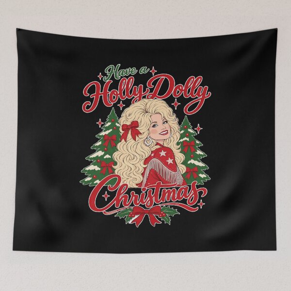 Item preview, Festive Holly Dolly Christmas Holiday  designed and sold by MinLagares01.