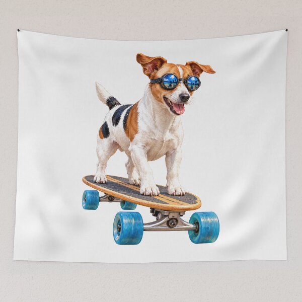 Item preview, Born to Roll – Jack Russell Terrier at Venice Beach designed and sold by Russell Thorne.