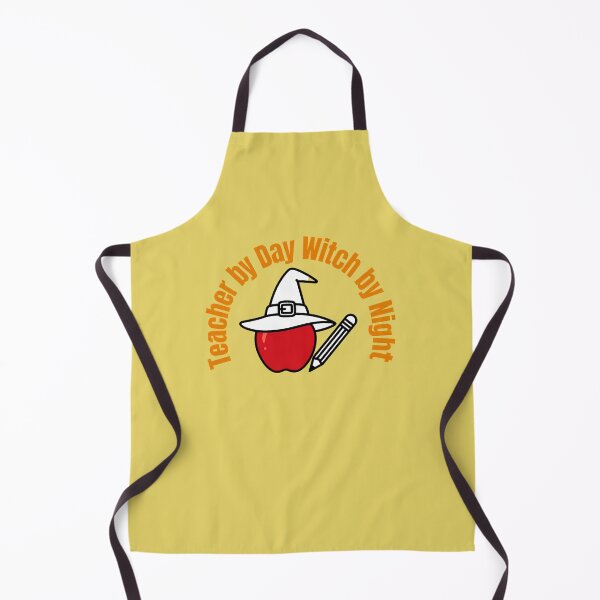 Item preview, Teacher by Day Witch by Night Halloween Apple Design designed and sold by KRStyleClub.